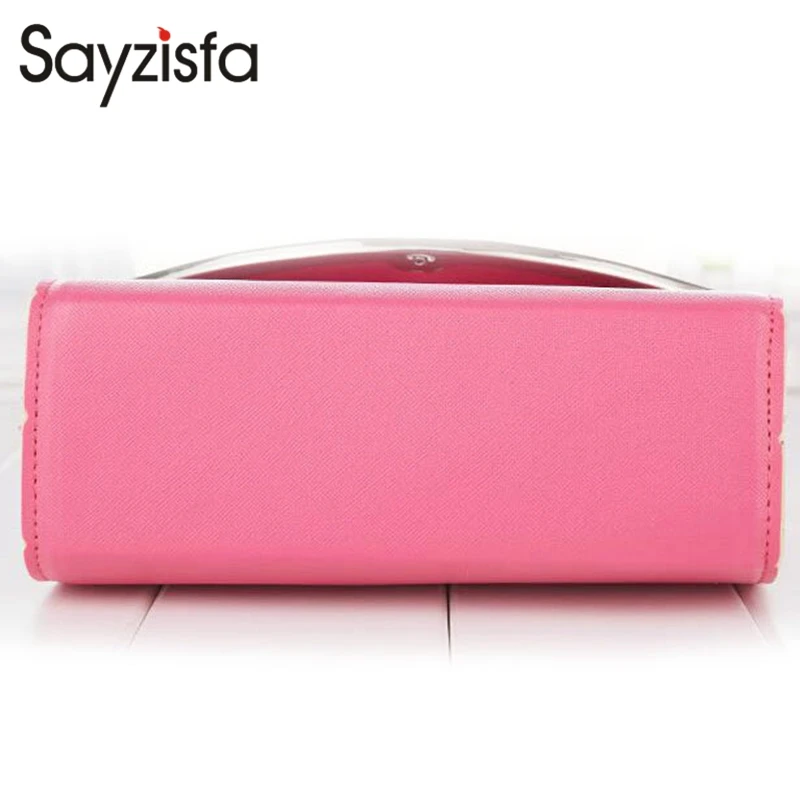 Sayzisfa Brandnew Women Handbags Leather messenger bag Fashion small Flap crossbody Ladies shoulder Female Bolsas T546 | Женские сумки