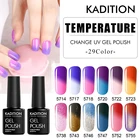 KADITION изменение температуры долговечный лак для ногтей 8 мл гелевая краска отмачиваемый 29 цветов ногти гель лак термогель лак