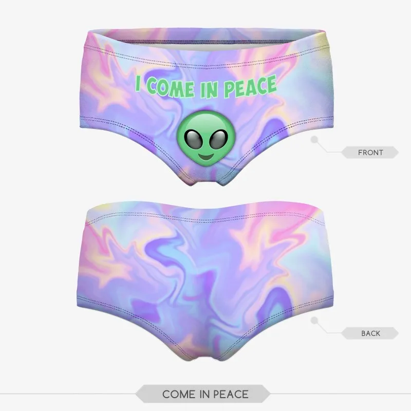 Новое поступление в мир инопланетянин сексуальные женские трусики трусы для девочек calcinha нижнее белье дамское нижнее белье