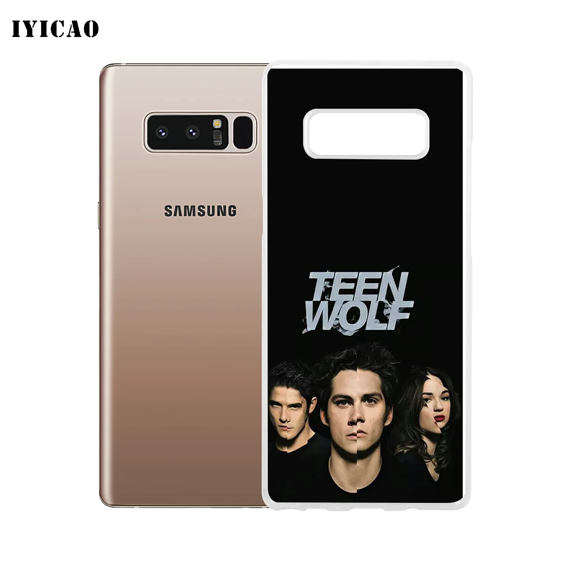 Мягкий силиконовый чехол для телефона IYICAO Teen Wolf TV play Samsung A5 A6 Plus A7 A8 A9 J3 J5 J7 Note 8 9 TPU |