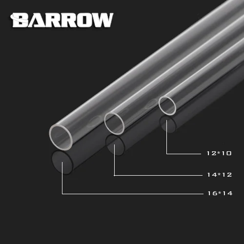 Жесткая трубка для водяного охлаждения Barrow, акриловая, YK16-14 дюйма, 14 мм, 16 мм, 16 мм, 14 мм, 50 см, 4 шт. (art.: 7a71e26c0) - 7a71e26c0