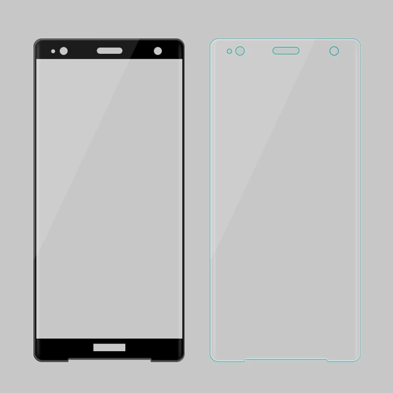3D изогнутое закаленное стекло для Sony Xperia XZ2 Premium полное покрытие 9H Защитная пленка
