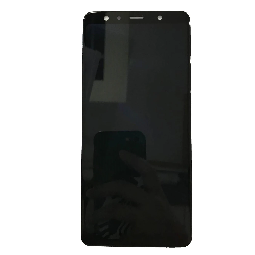 6,0 ''lcd s для samsung Galaxy A7 SM-A750F A750F A750 lcd дисплей кодирующий преобразователь сенсорного экрана в сборе Замена протестированный A750