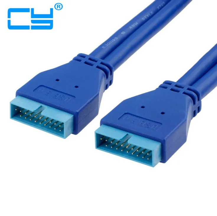 USB 3 0 материнская плата 20pin штекер разъем к 20p Удлинительный кабель 5 м|usb 3.0