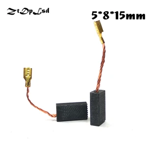 ZtDpLsd 2 PcsPairs 5x8x15 мм мини-дрель Замена для электрической мясорубки угольные щётки, а также смазывайте механизм запасные Запчасти для электрических роторных инструмент