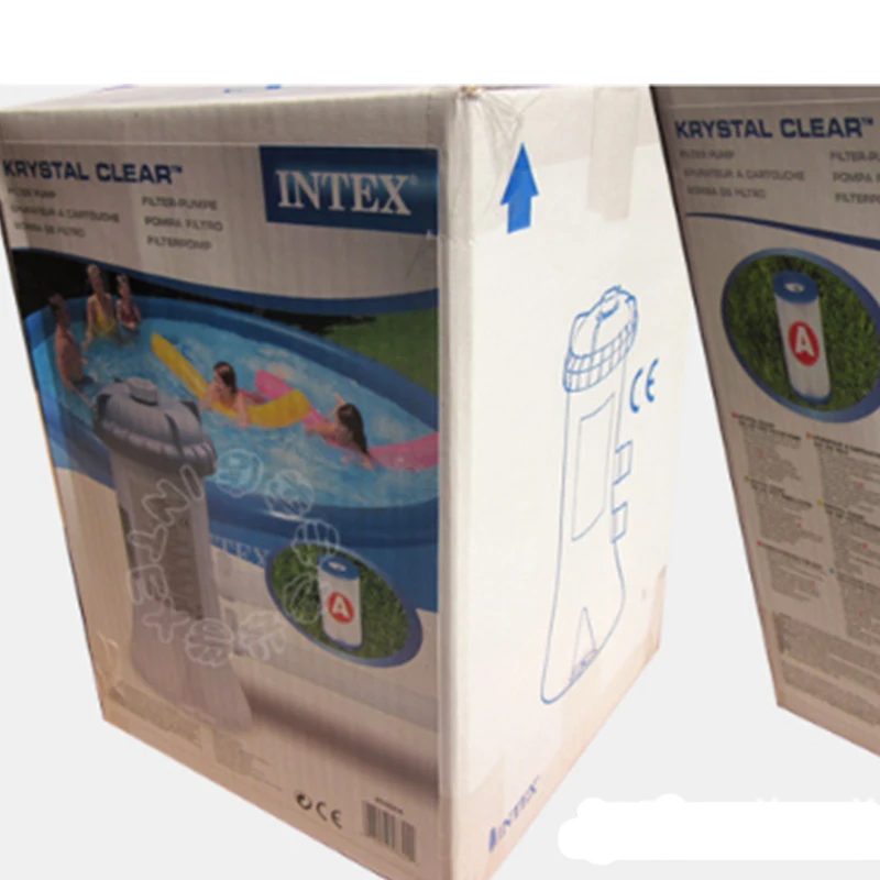 Фильтр для циркуляции воды в бассейне INTEX насос с прозрачным фильтром надувной