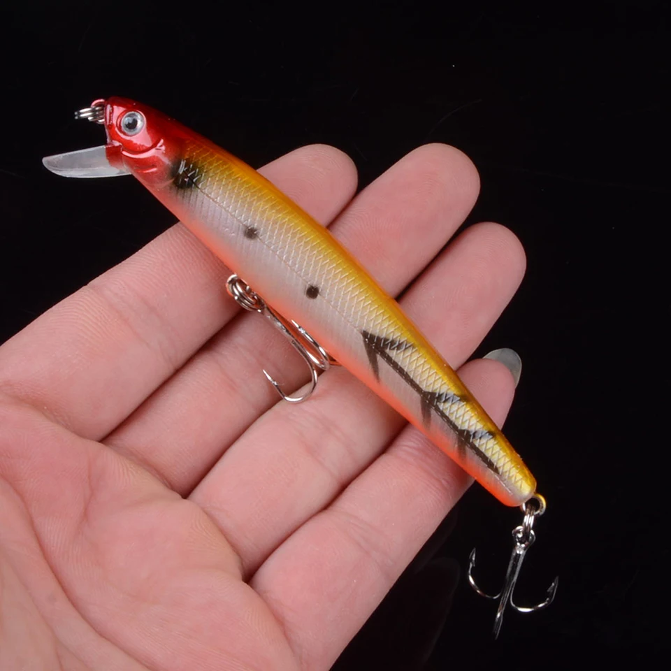 1 шт. 9 5 см 8 г блесна рыболовные приманки 3D глаза воблеры Isca pomer Pesca снасть
