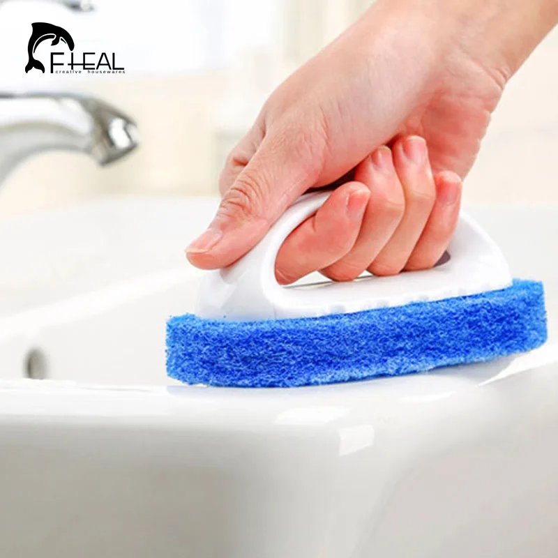 FHEAL Home сильная обеззараживающая щетка для ванны волшебная губка щетка для плитки кухонные принадлежности для мытья горшка Чистая щетка губка