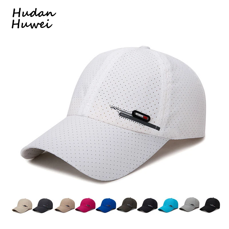 

New Summer Breathable Fast Dry Baseball Cap for Men Women Beach Sun Cap Fishing Cycling Travel Sports Caps Unisex Sunhat GH-663