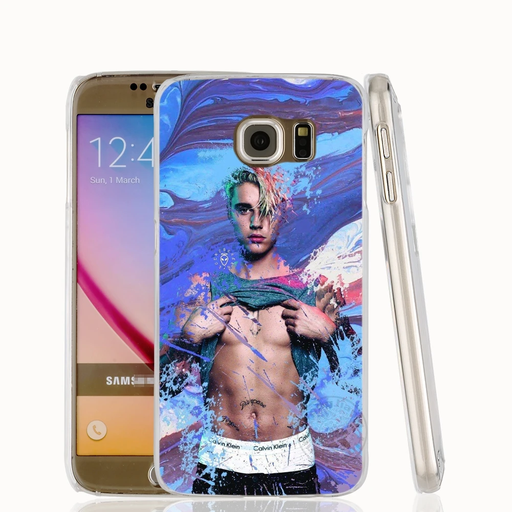 HAMEINUO Джастин Бибер художественный чехол для сотового телефона Samsung Galaxy S7 edge PLUS S8 S6