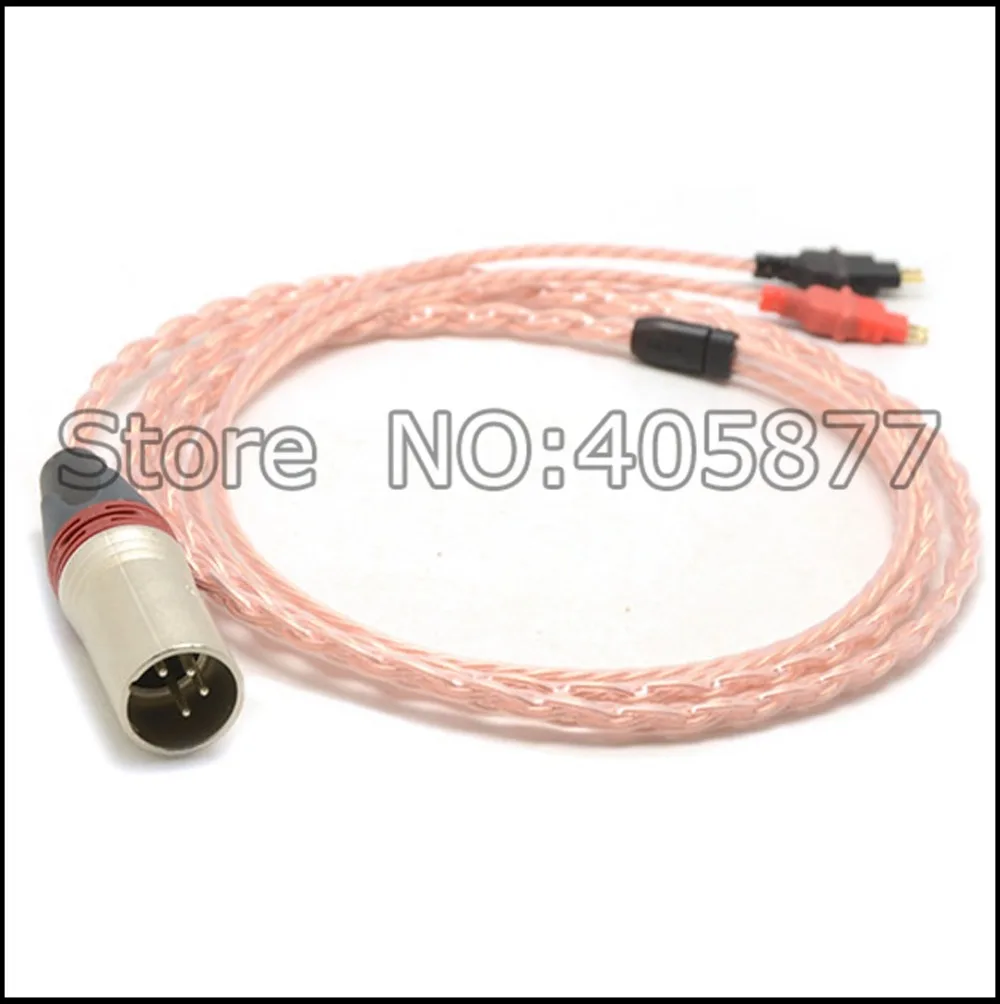 4-контактный XLR Male 5N кабель из чистой меди для наушников HD700 гарнитуры |