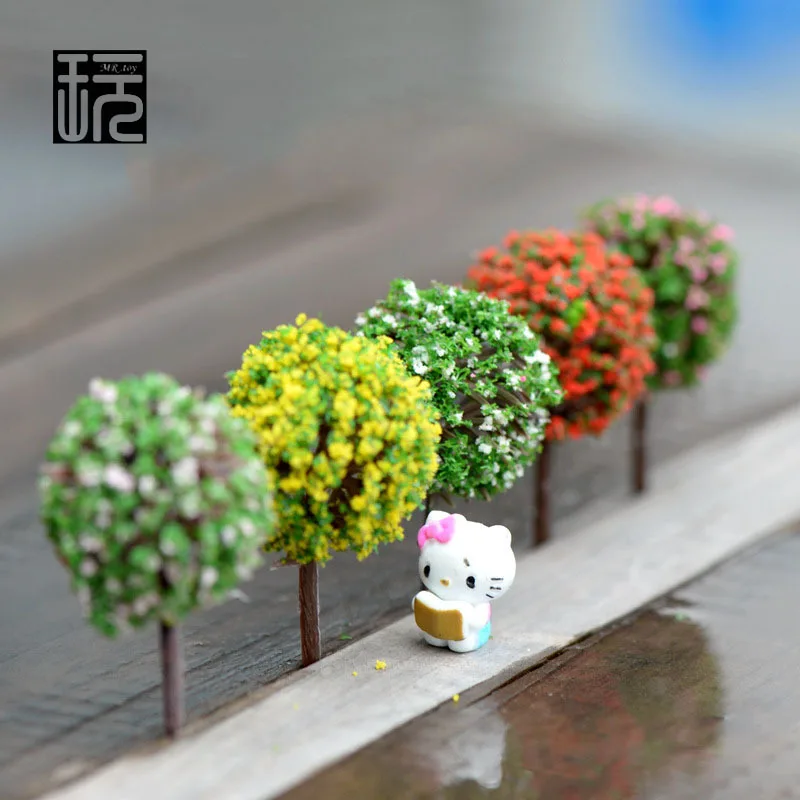 5 шт./лот милые миниатюрные мини-домики для садов кукольный