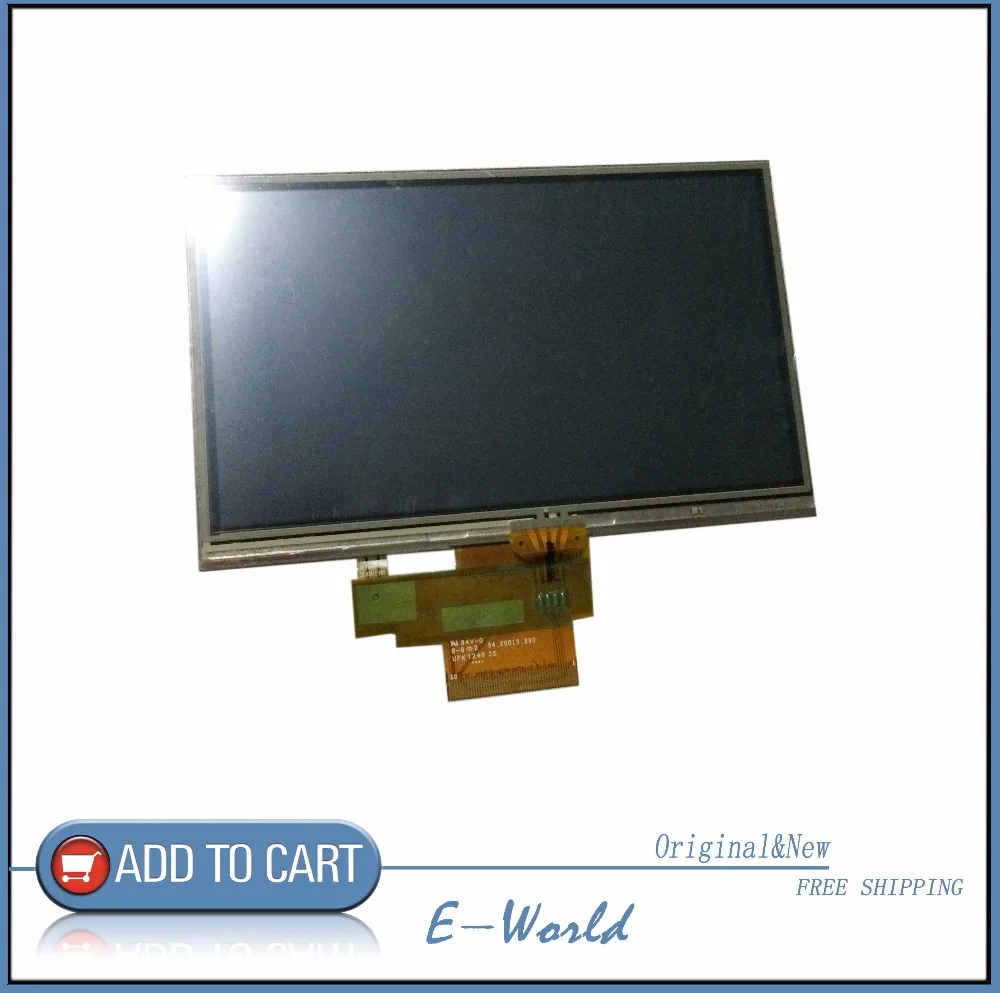 

Original and New 5inch LCD screen with touch screen 59.05A12.007-2480H 59.05A12.007-2480 59.05A12.007 for GPS free shipping