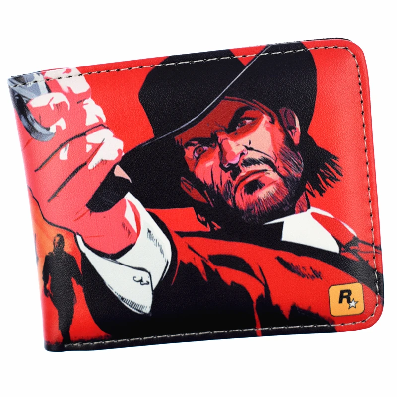 Кошелек Game Red Dead выкуп 2 мужской короткий кошелек с карманом для монет|Мужские