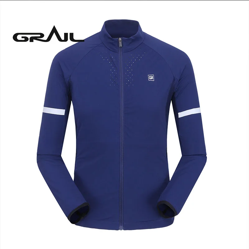 Blue GRAIL Мужская спортивная куртка анти-пот Куртка Superdry пальто для кемпинга пешего туризма M18036 - Цвет: Blue