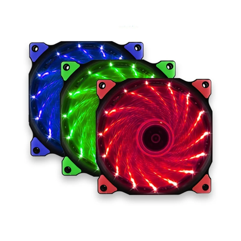 Подсветка светодиодный RGB 120 мм кулер вентилятор чехол для компьютера 12 В кулер для воды cpu жидкостное охлаждение 4-контактный вентилятор Радиатор игровая коробка тихий