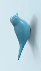 blue Креативная домашняя настенная одежда с птицами крючок настенная вешалка птица ванная комната Домашний декор вешалка для пальто Крючки для халатов украшение стены - Цвет: blue