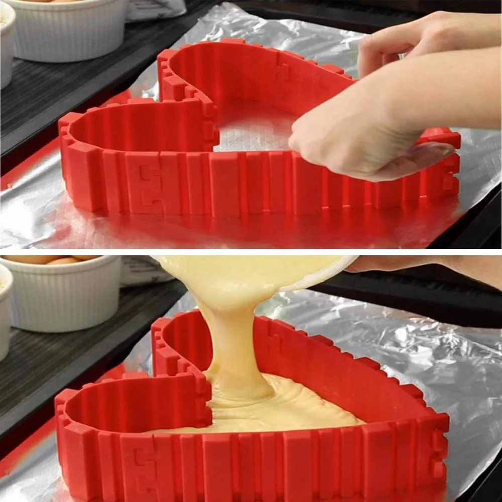 Испечь змей 4 силиконовые формы для торта пищевой антипригарный гибкий