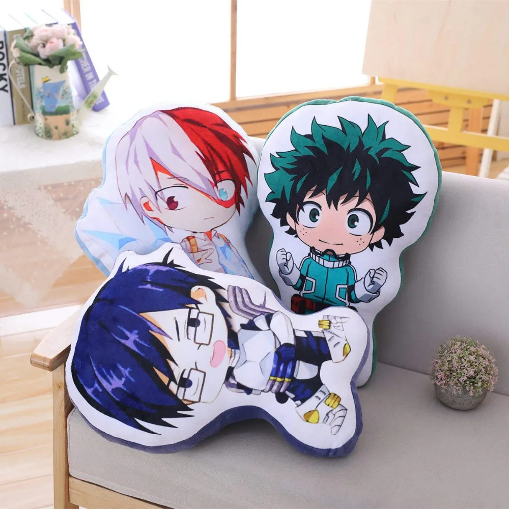 My Hero Academic Аниме Boku Yoh Asakura Katsuki Bakugo Shoto Toooroki мягкая Боевая подушка плюшевая игрушка