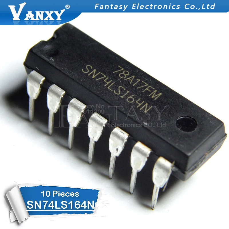 10 шт. SN74LS164N DIP14 SN74LS164 DIP 74LS164 74LS164N DIP-14 новое и оригинальное IC