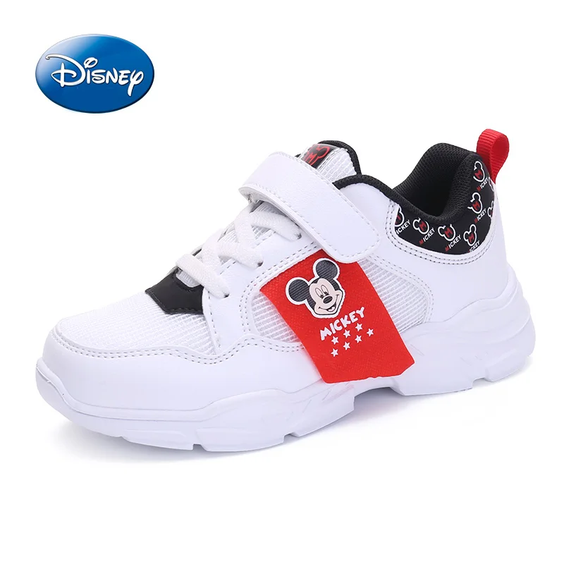 Disney Shoes Children Boys Girls Sneakers 2019 Spring Autumn Breathable Leather Sport Casual Size 31-37 | Детская одежда и обувь