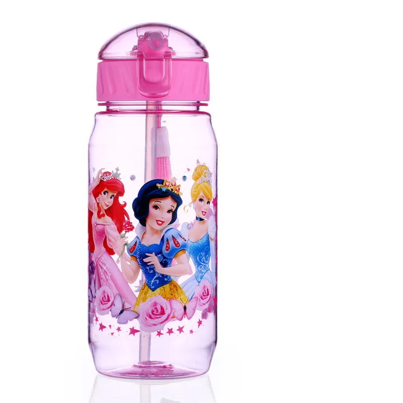Pink Princess Пуранка мой подарок бутылка для воды 450 мл спортивная детская Студенческая детская герметичная печать брендовые бутылки для воды тритан посуда для напитков BPA бесплатно - Цвет: Pink Princess
