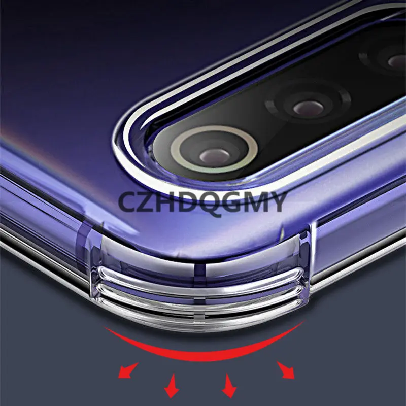 Противоударный чехол для Xiaomi 8 8SE A2 Lite Redmi Note 6 7 Pro 6X мягкий прозрачный ТПУ с