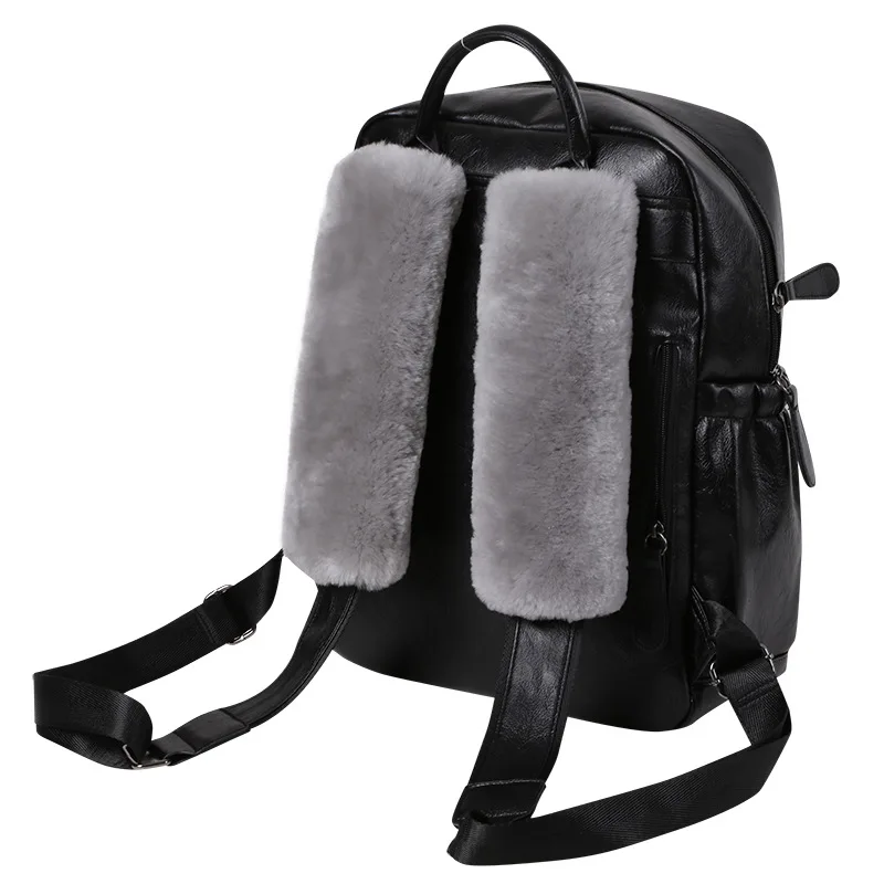 100% Австралийский овчина чехол для ремня безопасности Наплечная накладка