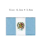 Guatemala вышивка флаг патч листья Эмблема для MC пальто Оптовая торговля Железный На шить на левой груди рукав свитер или Кепка