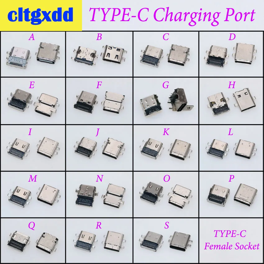 Новый Тип интерфейса USB cltgxdd разъем Micro TYPE C 3 1 женское размещение SMD DIP для печатной