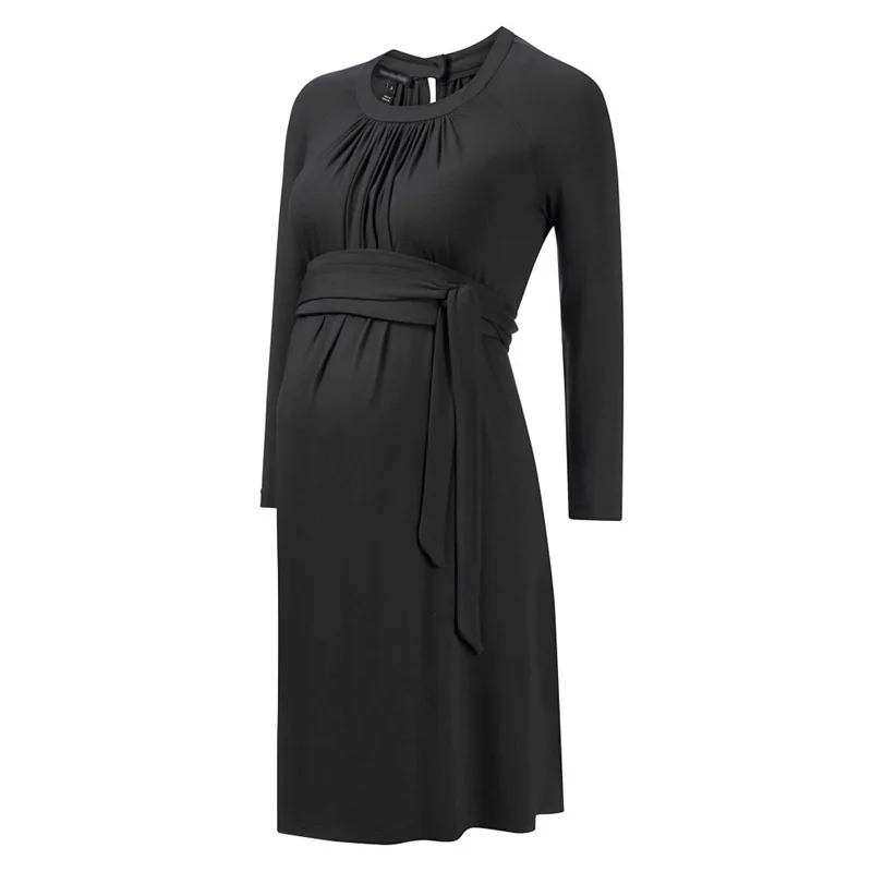 Супер эластичное нарядное платье для беременных Одежда женщин большие размеры