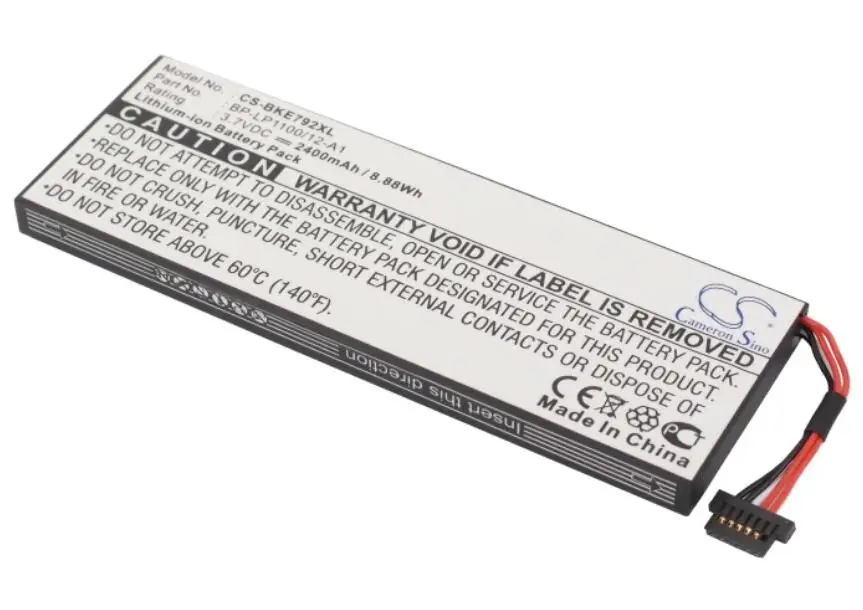 

Cameron Sino 2400mah battery for BECKER BE7928 Traffic Assist 7928 BP-LP1100/12-A1 batteries