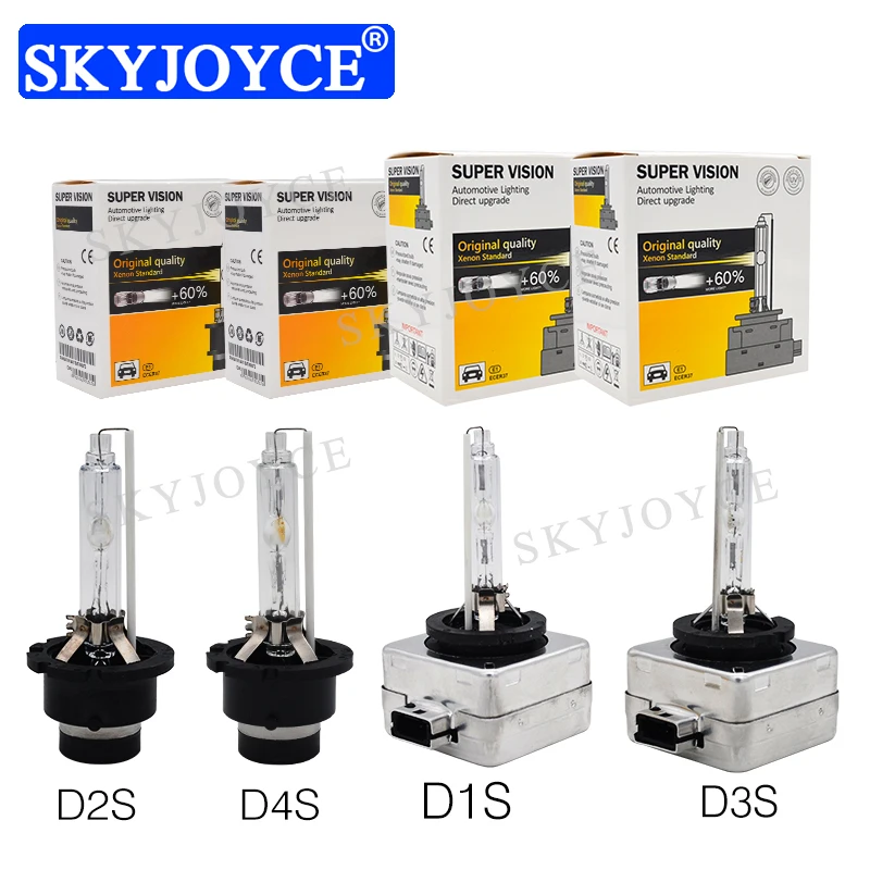 Лампа HID SKYJOYCE 35 Вт D1S D2S D3S D4S 4300K 5000K 6000K 8000K D1R D2R 55 Замена фар автомобиля 2020|Передние