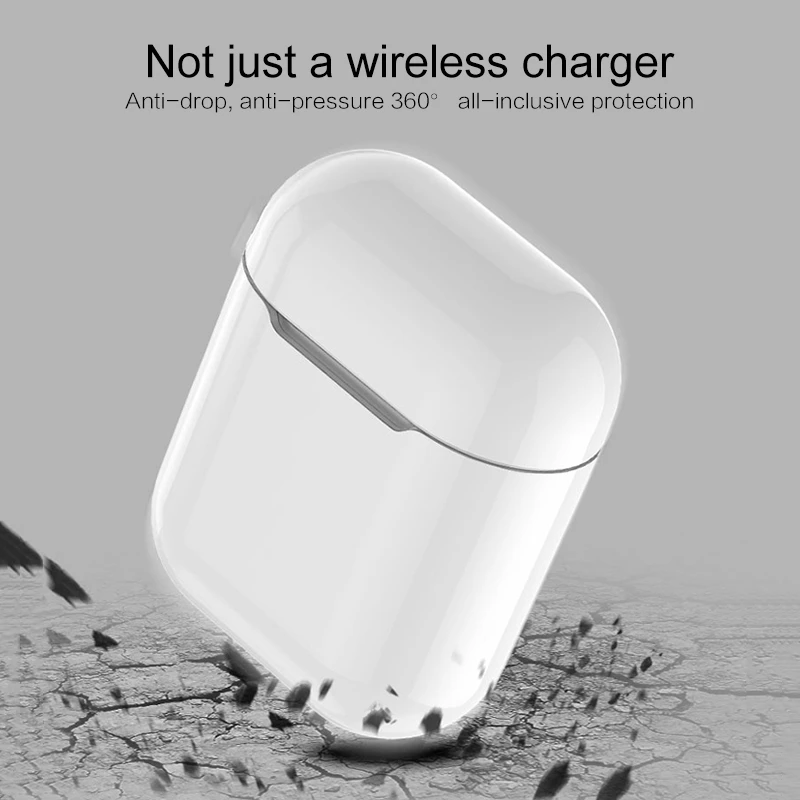 Новинка, высокое качество, Bluetooth гарнитура, зарядное устройство, беспроводное зарядное устройство, зарядка для наушников, защитный чехол для Apple Airpods