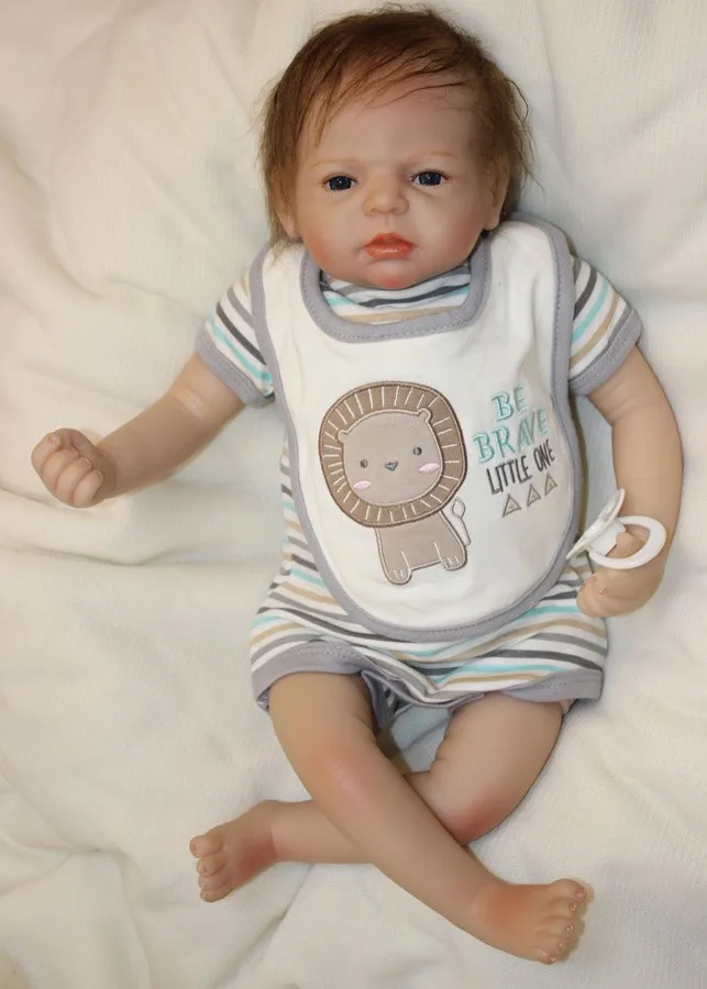 55 см Силиконовая Кукла reborn Игрушки для девочек детские игрушки кукла npkdoll детская
