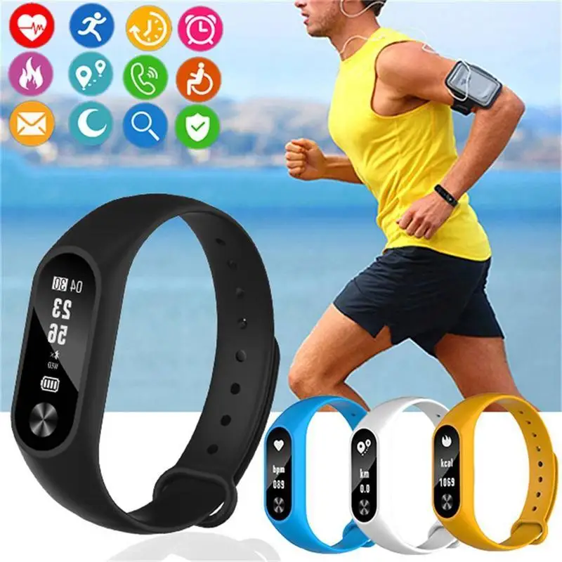 OUTMIX M2 Smart Bracelet IP 67 Waterproof Android IOS Bluetooth Step counting Calorie consumption Automatic sleep monitoring | Электроника