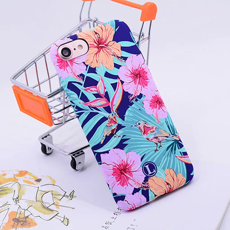 Птица Цветочный узор чехол для iPhone X 7 6 6s плюс Мягкие TPU Чехлы xr xs максимальный в