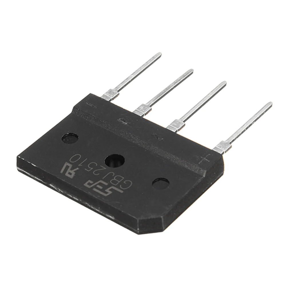 5 шт. 25A 1000 V диодный выпрямительный мост GBJ2510 Мощность электронный Компоненты для создания проектов своими руками