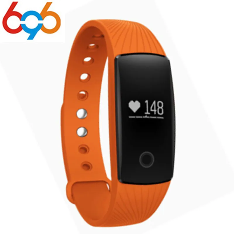 696 ID107 Bluetooth Smart Браслет Смарт наручные Монитор сердечного ритма браслет Фитнес