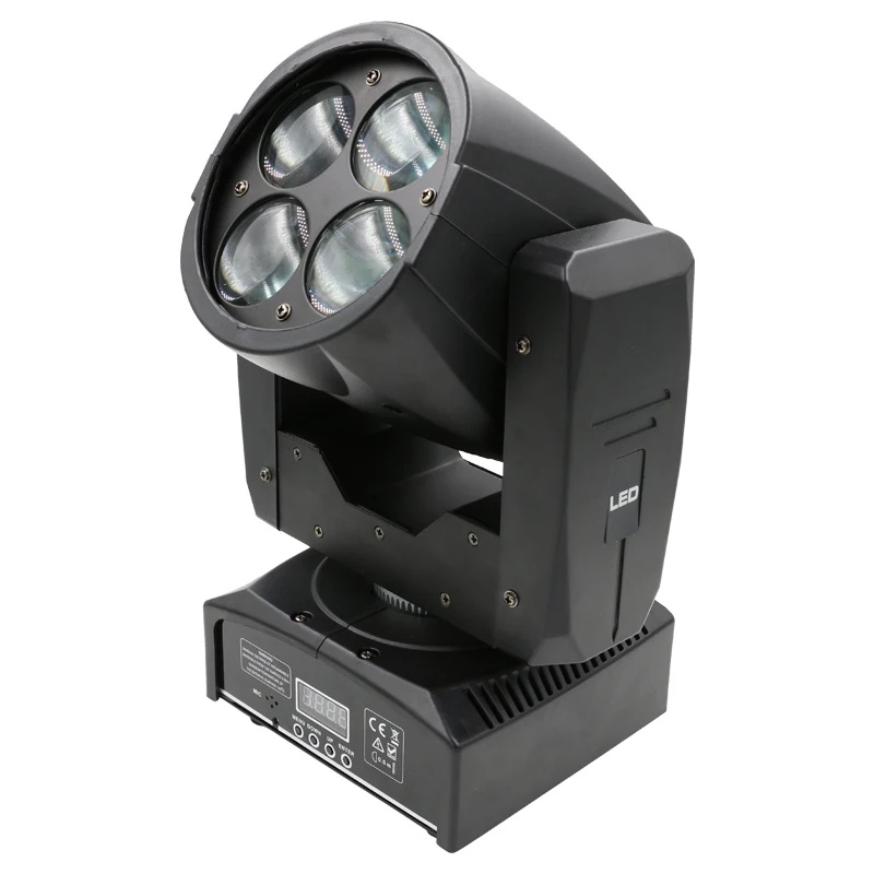 2 шт. SZB 4*10 Вт миниатюрный светодиодный подвижный головной супер-луч Луч для