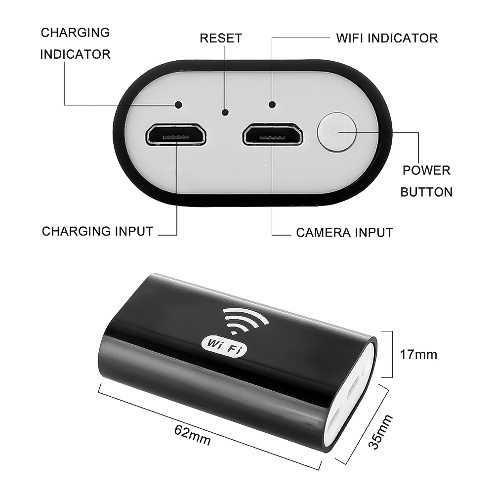 USB-эндоскоп с кабелем 2/3 P и светодиодной подсветкой 1/720 5/5 м | Инструменты
