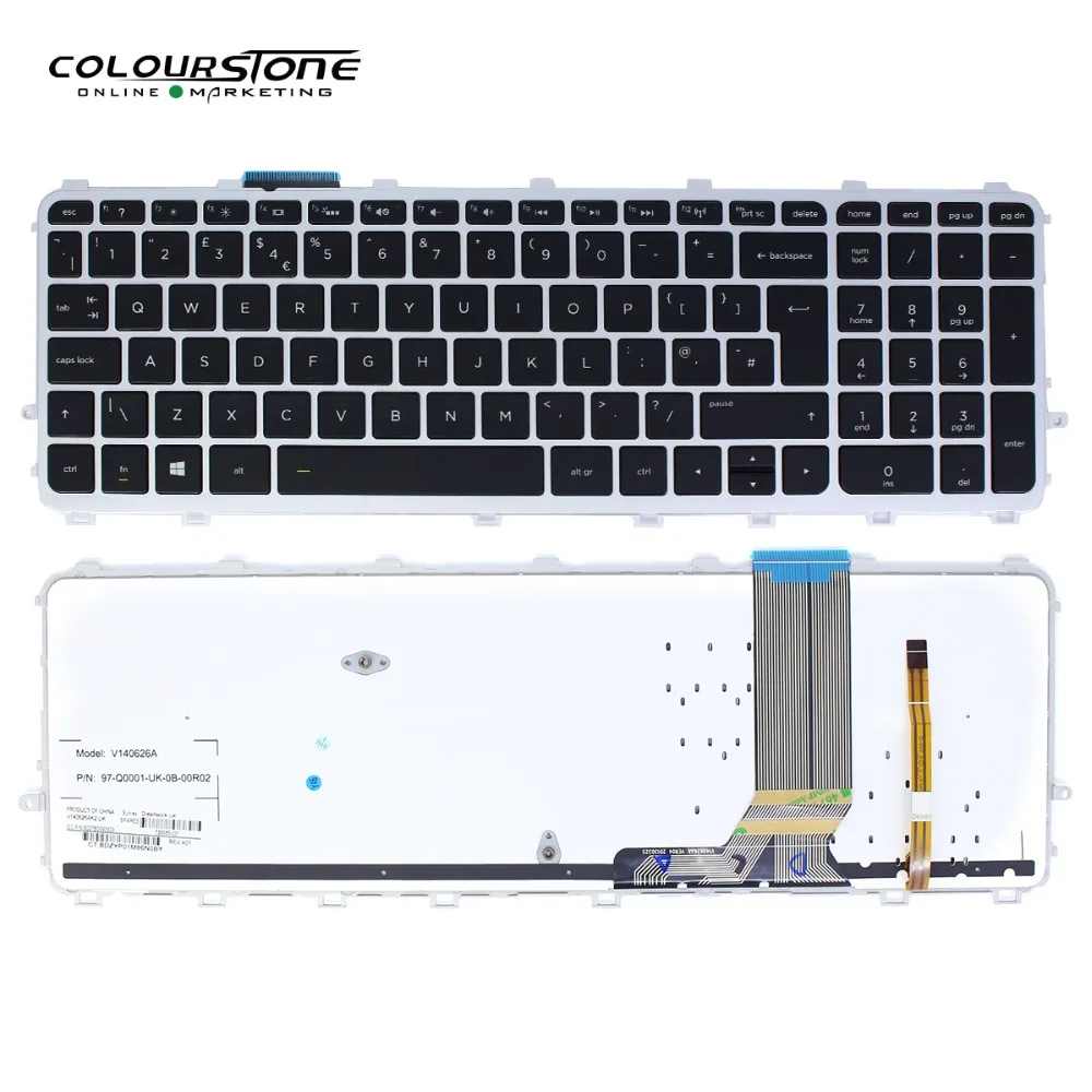 Клавиатура 15 J для ноутбука HP 17 j 15Z 17T с рамкой и подсветкой|keyboard for hp|laptop keyboard hplaptop |