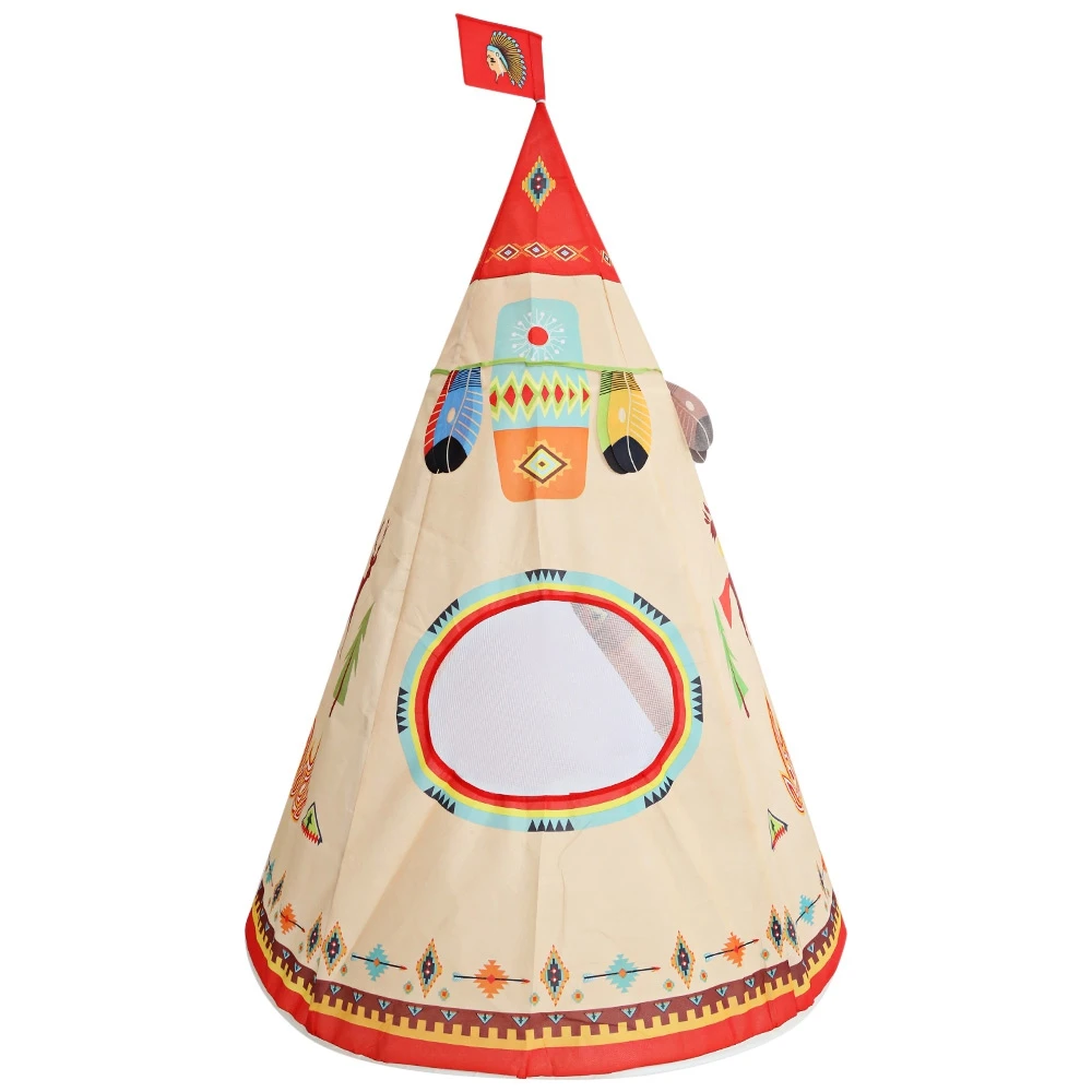 Натуральный индийский узор детская игрушка палатка teepees Предметы безопасности