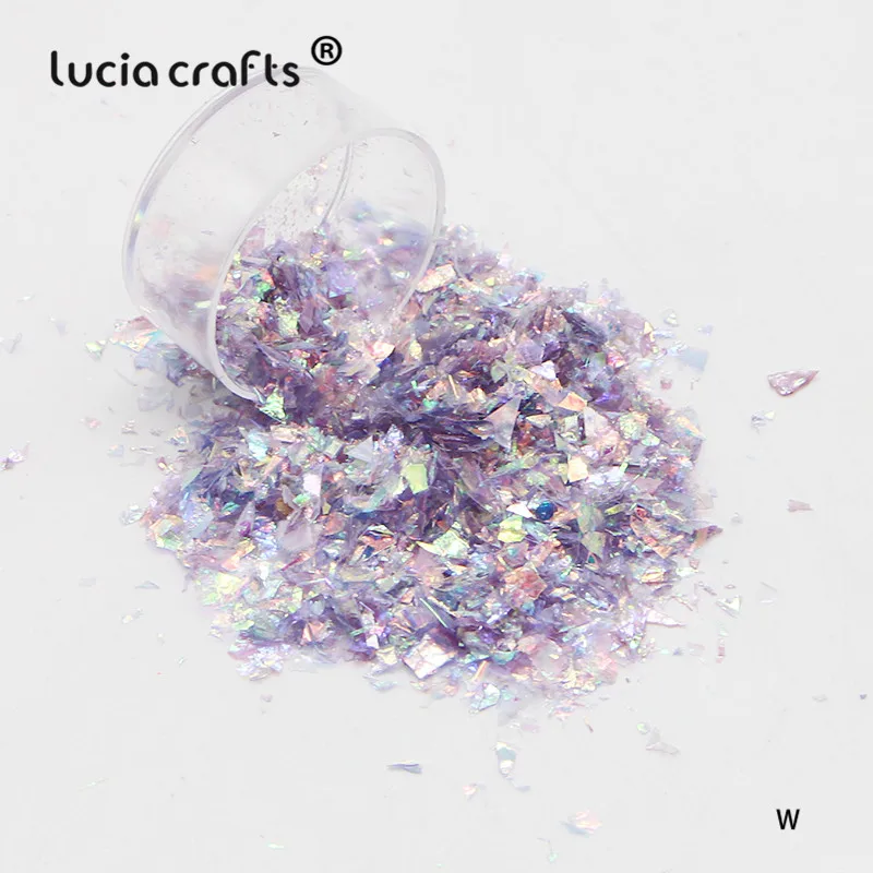 C10 Purple 10g Lucia ремесла мульти варианты пластик неправильной формы красочные свободные блестки DIY маникюр хлопья гвоздь Искусство Декор конфетти D0210 - Цвет: C10 Purple 10g