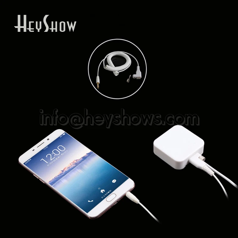 10PCS Tablet Burglar Alarm Cell Phone Anti-Theft Holder Watch Security Display Stand For PC, Camera,Jewelry,Earphone,Glass,MP4