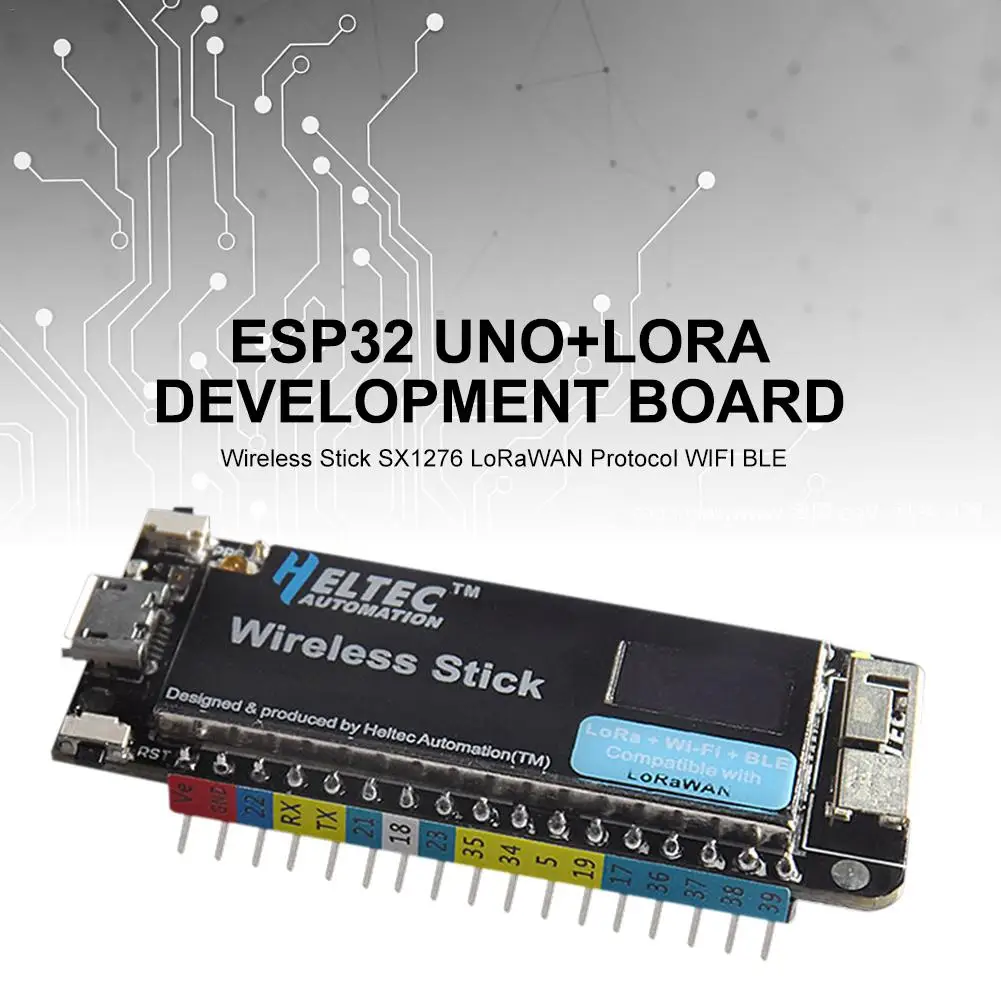 ESP32 Uno LORa макетная плата Беспроводная палка SX1276 протокол LoRaWAN wifi BLE|Печатные платы|