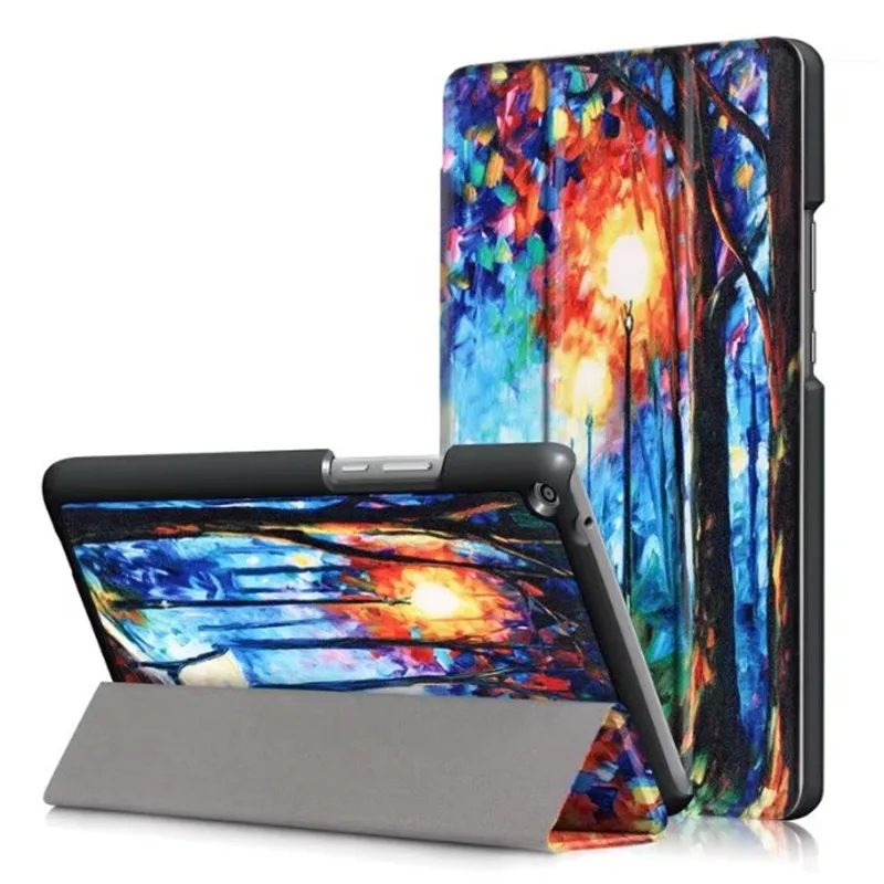 Тонкий Магнитный чехол из искусственной кожи для Huawei MediaPad T3 8 0 KOB L09 W09 планшета huawei