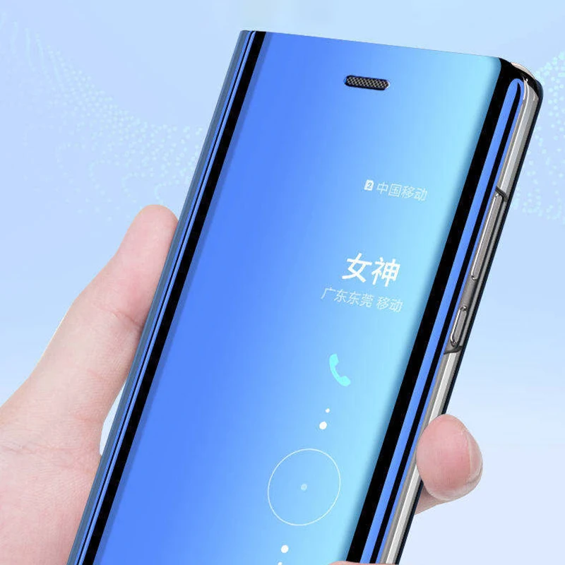 Роскошный зеркальный флип умный чехол для телефона huawei honor 7S 7C (RU 7c pro) Huawey hono huavei