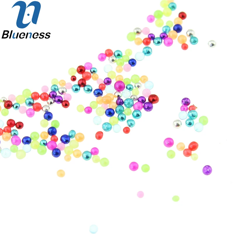 стразы для ногтей маникюр дизайн наклейки на ногти 12 Цвет Металлические Бусины