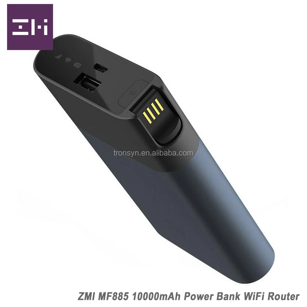 Внешний аккумулятор ZMI MF885 3G 4G Wi Fi роутер с батареей 10000 мАч и поддержкой быстрой